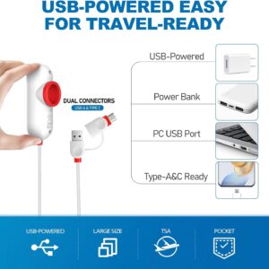 Alternative view of VMstr 15 Pack Travel Vacuum Storage Bags with USB Pump, Vacuum Packing Seal for Luggage and Suitcase, Space Saver for Clothes and Clothing Travel