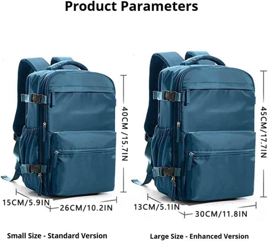 30L Carry-on Vacuum Backpack with Wireless Pump Included,Vacuum Compression Backpack for Men and Women Traveling (Black,Large) - Image 7