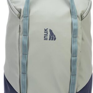 INUK Laptop Backpack for College Students & Work, 25L Lightweight Waterproof Backpack for Business Travel, Hiking Daypack with Padded Sleeve and Safety Whistle, Made from Recycled Materials，Green