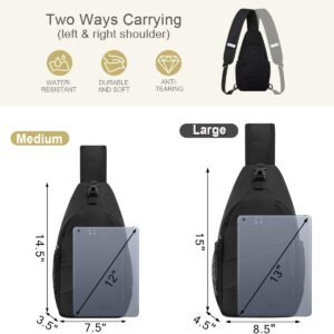 Alternative view of Pritent Crossbody Bags for Women Men Trendy Sling Bag Backpack Casual Chest Bag with Convertible Shoulder Strap