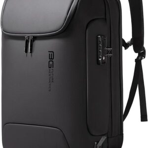 BANGE Men's Anti-Theft Backpack,Waterproof Fashion Travel Backpacks,High Tech Backpack with USB3.0 Charging Port,Business Laptop Backpack Fits 17.3 Inch Notebook…