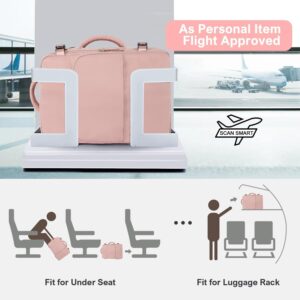 Alternative view of Travel Backpack for Women, Flight Approved Carry On Backpack with USB Charging Hole, Lightweight Travel Bag, Waterproof Causal Bookbag for College, Travel, Work