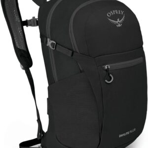 Osprey Daylite Plus Commuter Backpack – Lightweight, Everyday Pack with Laptop Sleeve and Water Bottle Pockets – Ideal for Work, School, and Travel with Versatile Storage Options, Black