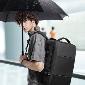 Alternative view of BANGE 35L Travel Backpacks,Weekender Expandable Carry-On Backpack for Airplanes, Waterproof 17.3 inch Laptop Backpack for Men and Women