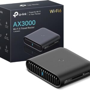 TP-Link Dual-Band Wi-Fi 6 AX3000 Travel Router TL-WR3002X | Multi-Gig Portable | OpenVPN, WireGuard | Easy Public WiFi Sharing | Hotel/Cruise/Travel Approved | Phone WiFi Tether | USB 3.0 | Multi-Mode