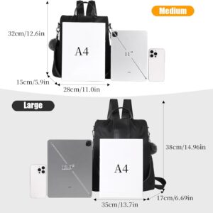 Alternative view of PINCNEL Women Backpack Purse Waterproof Nylon Anti-theft Rucksack Lightweight Shoulder Bag