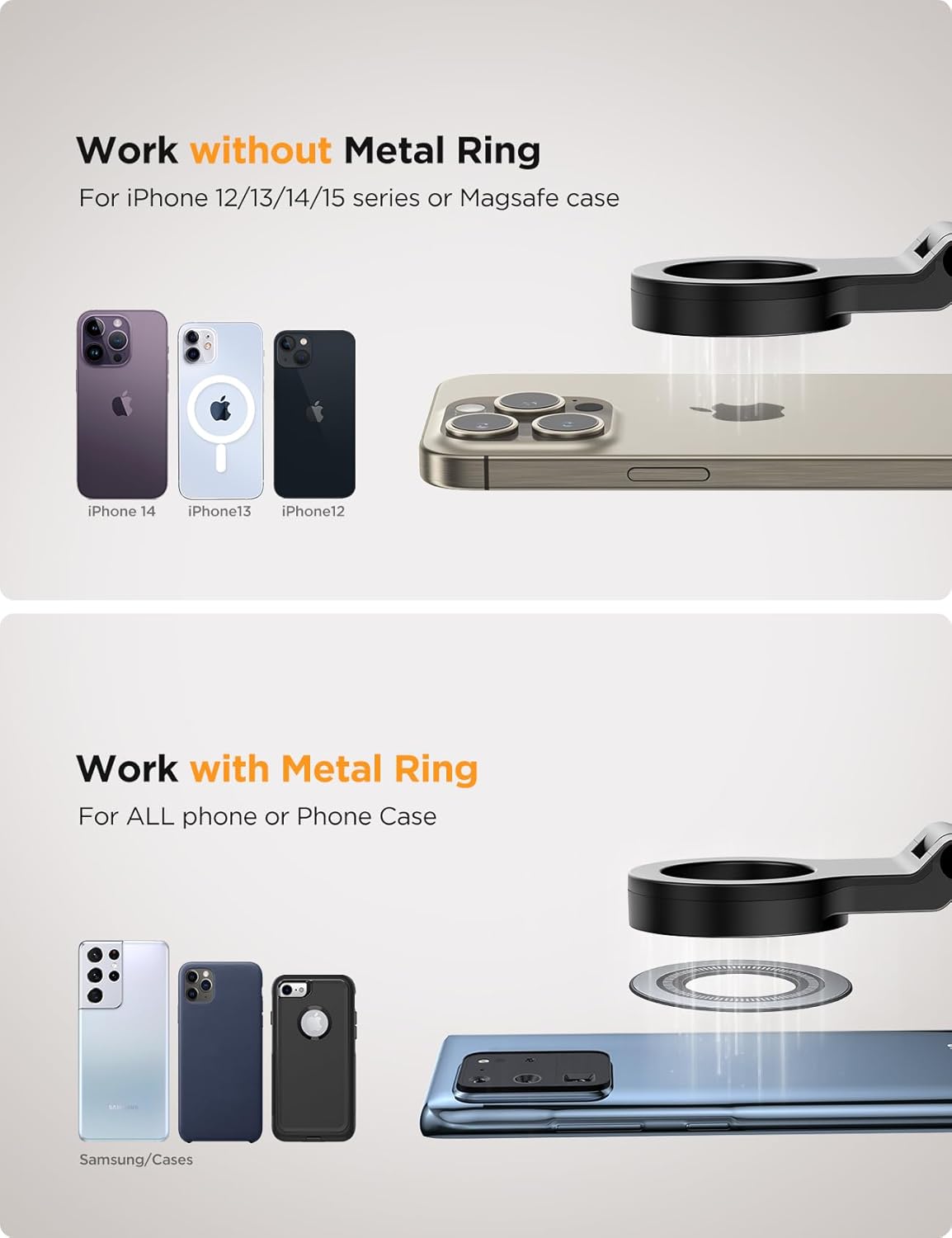 JOYROOM for Magsafe Airplane Phone Holder Travel Essentials,【Unlimited Scenery】 Hands-Free Plane Phone Holder, Airplane Travel Accessories for iPhone 17 Pro Max & Magsafe Case - Image 7