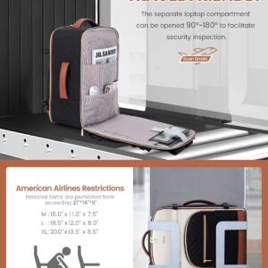 Alternative view of LOVEVOOK 40L Travel Backpack for Women & Men, TSA Personal Item Travel Bag Fits 18" Laptop with 3 Packing Cubes, Airline Approved Large Weekender Waterproof Carry on Backpack for Airplanes