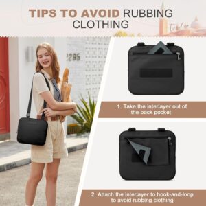 Alternative view of Maelstrom Travel Backpack for Women Men,35L Laptop Backpack Fits 17-Inch Laptop,Carry On Backpack for Airplanes with Crossbody Bag&Shoe Compartment&Toiletry Bag (Black, Large)