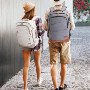 Alternative view of LOVEVOOK Travel Backpack for Women & Men, 40L Carry on Backpack Airline Approved, Large TSA Personal Item Travel Bag fits 17.3" Laptop, Business Weekender Bag for Essentials, 4Pcs