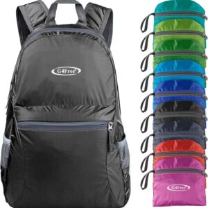 G4Free 20L Lightweight Packable Backpack Travel Hiking Daypack Foldable Backpack for Men Women