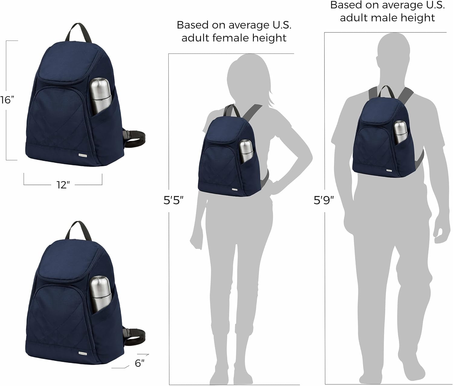 Travelon Anti-Theft Classic Backpack - Image 4