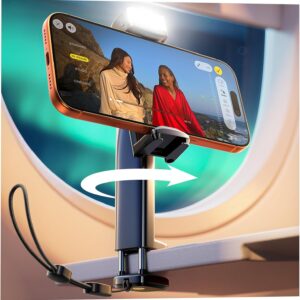 LISEN for Valentines Day Gifts for Kids Teens Boys Him Men Ideas: Airplane Travel Essentials Phone Holder Mount Gadgets for Men Women Long Flight Photographic Lighting Flash Tubes Cruise Essentials