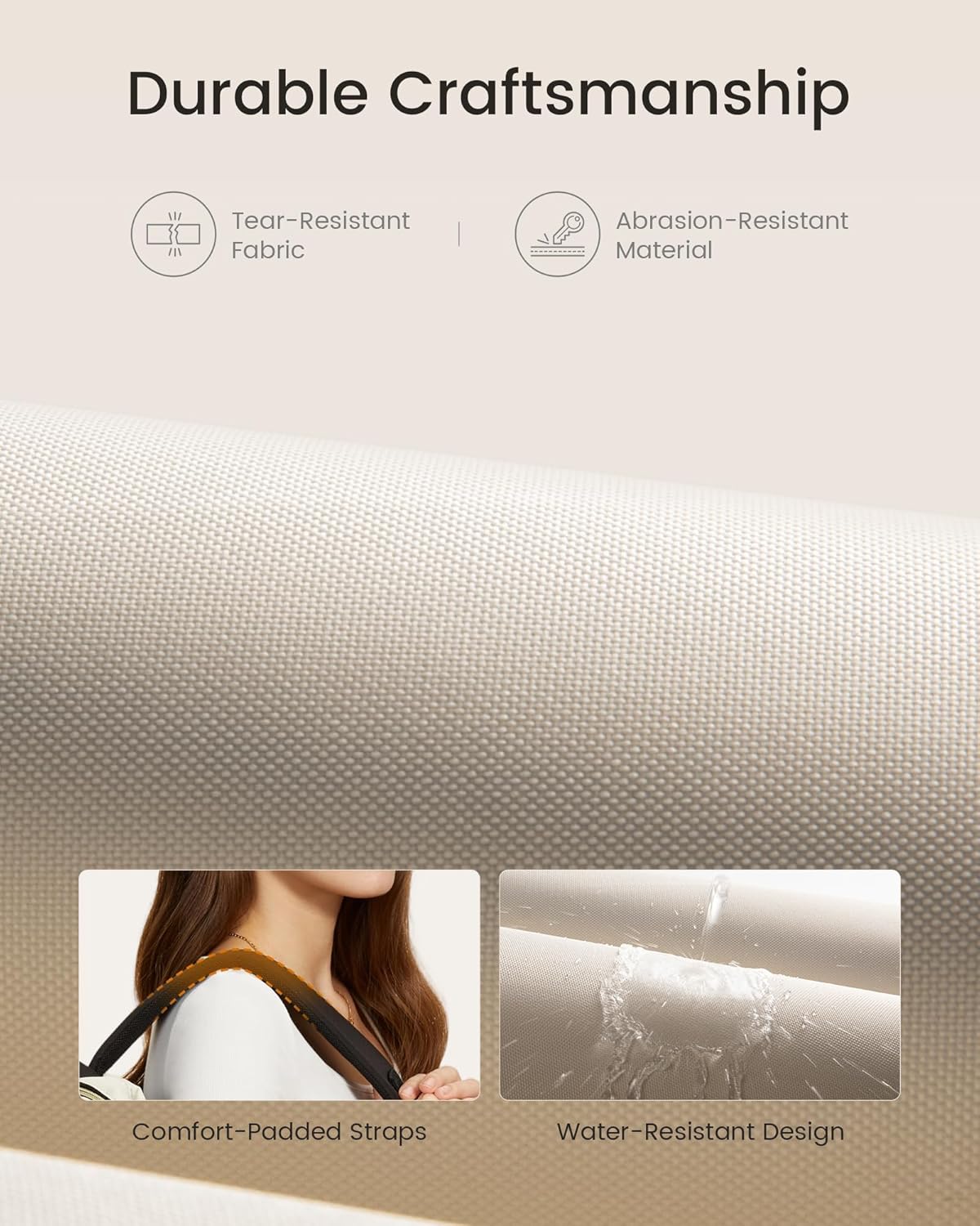 LOVEVOOK Laptop Backpack for Women, 15.6 Inch Work Business Backpacks Purse With Large Capacity, Waterproof Nurse Bag College Bookbag for School, Waterproof Casual Daypack for Travel - Image 2