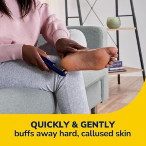 Alternative view of Dr. Scholl's Callus Remover Electronic Foot File, Electric Hard Skin Removal for Feet, Effortless Soft Smooth Skin in Minutes, Perfect for Travel, for Women & Men, AAA Batteries Included