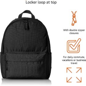 Alternative view of Amazon Basics Backpack for School, Study, Travel, Durable Classic Design, Book Bag, Black