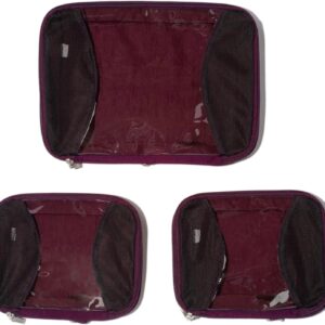 Baggallini Compression Cube 3-piece set - Lightweight Compression Packing Cubes for Travel