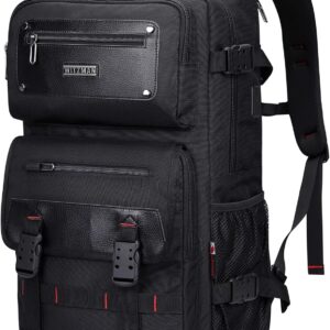 WITZMAN Carry On Travel Backpack for Men Duffle Bags Fit for 17 Inch Laptop Airline Approved Laptop Backpack(B685 Black)