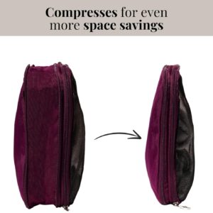 Alternative view of Baggallini Compression Cube 3-piece set - Lightweight Compression Packing Cubes for Travel