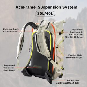 Alternative view of PGYTECH OnePro Ultralight Camera Backpack, Expandable Camera Bag 40L for Photographers, Outdoor Travel Bag with Dividers and 16" Laptop Sleeve, Compatible with DSLR/Drones/Mirrorless (Space Black)