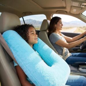 Alternative view of Travel Pillow, car Pillow, Children's car Sleep Pillow Neck Pillow for Sleeping Travel Adult and Children's Road Travel Sleep aid Pillow Blue
