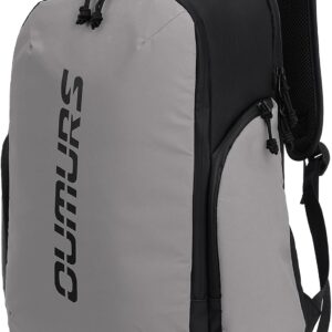 Reflective Backpack 1800D Water-resistant Oxford Cloth Backpack Laptop Backpack for Motorcycle, Travel, Cycling, Work, Sport, Hiking, Gym, Black