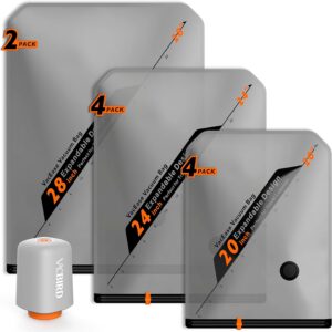 Rechargeable Wireless Pump Travel Storage Bags Set - 10 Pack Portable Space Saver Bags for Travel & Home - Vacuum Compression Packing Seal for Clothes, Blankets, Seasonal Storage