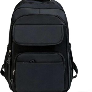 Large Capacity Backpack, Casual Bag, Travel Backpack, Everyday Backpack with Side Water Bottle Pockets and Laptop Compartment (A5)