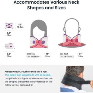 Alternative view of Cabeau Travel Essential Neck Pillow - Perfectly Contours to 11-21 Inch Necks - Evolution X Three Ways to Adjust for Ultimate Comfort on Long Flights (Diamond)