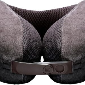 Ultimate 3.0 Travel Pillow, Deluxe Memory Foam Neck Pillow for Uninterrupted Rest, Ideal for Everyday Commute, Airplane, Car, and More, Travel Essentials, Made in USA, Dark Gray