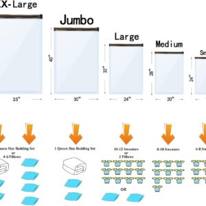 Alternative view of GONGSHI 32 Pack Vacuum Storage Bags with Electric Pump Space Saver Bag for Clothes, Mattress, Blanket, Duvets, Pillows, Comforters,Travel