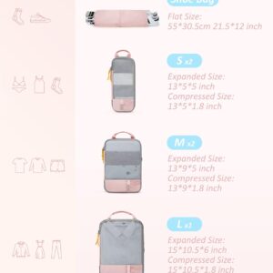 Alternative view of BAGSMART 6 Set /4 Set/2 Set Compression Packing Cubes for Travel, Lightweight Luggage Organizer Bags, Durable Space Saver Bags Travel Essentials