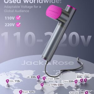 Alternative view of Jack ＆ Rose Travel Steamer for Clothes,100-220V Portable Iron,15s Heat Up,Steamer ＆ Iron 2 In 1, Travel Size,Large Ceramic Heat Panel,for Global and Europe