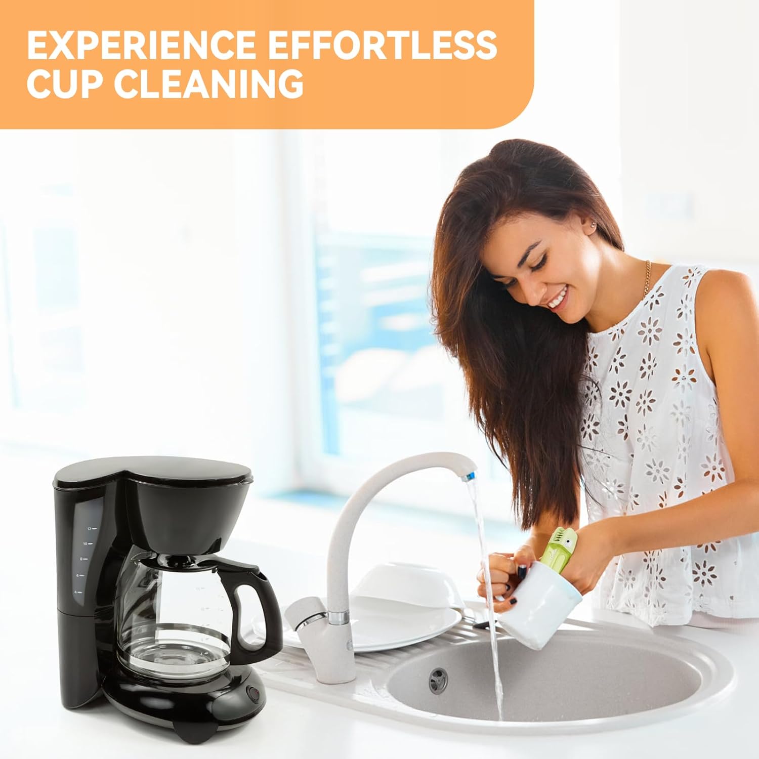 3 in 1 Cup Lid Gap Cleaning Brush Set, Multifunctional Bottle Cleaning Brush, Silicone Cup Lid Gap Cleaner, Home Kitchen Crevice Cleaning Tools (Multicolored) - Image 6