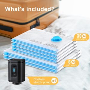 Alternative view of Travel Vacuum Bags Combo 6 Pack - Space Saver Vacuum Storage Bags for Clothing and Luggage