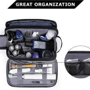 Alternative view of BAGSMART Toiletry Bag for Men, Travel Toiletry Organizer Dopp Kit Water-resistant Shaving Bag for Toiletries Accessories, Door Room Essentials, Black-medium