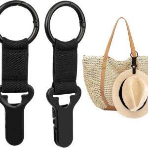 Niveaya Hat Clip for Travel on Bag - 2 Pack, Vacation Beach Cruise Essentials Accessory for Travel Handbag Backpack Luggage