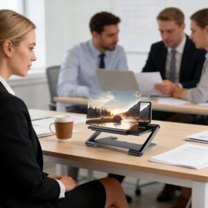 Alternative view of Phone Magnifier, Foldable Adjustable Display, Amplifier Tool Accessory, Phone Screen Amplifier, Family Adults Gadget, Men Women Device, Office Study Travel for Viewing with Screen Magnifier