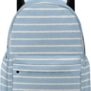 Blue Morandi Backpack Adult Travel Daybag for Women Men College Backpack for Vacation Hiking Camping Bag