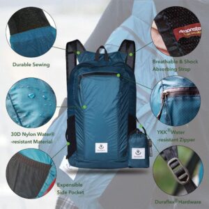 Alternative view of 4Monster Hiking Daypack,Water Resistant Lightweight Packable Backpack for Travel Camping Outdoor