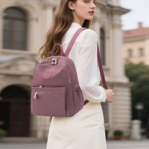 Alternative view of Mini Nylon Women Backpacks,11L Small Ladies backpacks Casual Lightweight Women Shopping Travel Daypack (Carmine)