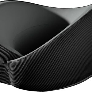 Skechers Men's Memory Foam Neck Pillow, Comfortable & Breathable Travel Pillow,Neck Pillow Airplane for Travel, Car Rides, Home, and Office Use, Ergonomic Design for Men and Women,Black