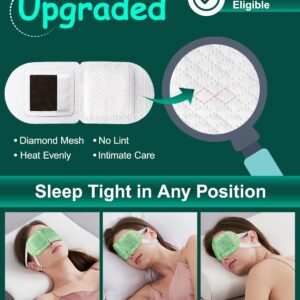 Alternative view of 16 Packs Steam Eye Masks for Dry Eyes, Self Heating Warm Compress for Eyes Fatigue & Puffiness Relief, Disposable Heated Eye Mask Travel Essentials, Spa Relaxation Set for Women Christmas, Unscented