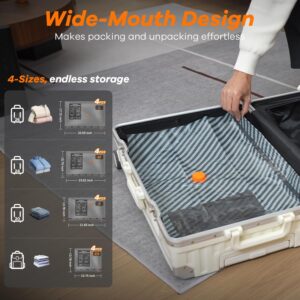 Alternative view of Travel Vacuum Storage Bags with Wireless Rechargeable Electric Pump, 16 Pack Travel Essentials Vacuum Seal Bags for Clothing, Space Saver Compression Packing Bags for Luggage, Suitcase, Backpack, Home