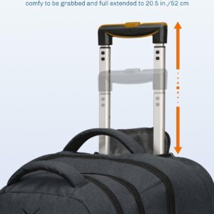 Alternative view of Hynes Eagle 2 in 1 Travel Backpack 22 inches Carry on Luggage 63L Rolling Backpack for Men Women with Packing Cubes 3PCS Set