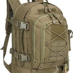 Tactical Backpack Military Army Daypack - Assault Pack for Men Molle Backpacks Bug Out Bag 3 Day Pack for Hiking Camping Travel Hunting Rucksack Trekking Green