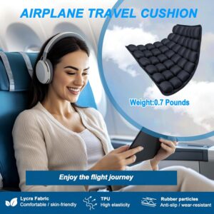 Alternative view of Sondor Travel Seat Cushion,Inflatable Travel Seat Cushion for Airplane,Portable & Adjustable,Airplane Gadgets,Inflatable Cushion for Wheelchair, Travel,Driving,Office Work