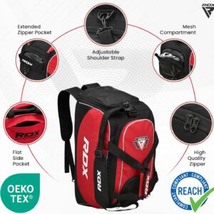 Alternative view of RDX 50L Gym Bag with Ventilated Shoes Compartment, All In One Backpack Duffle Holdall, Fitness Sports MMA Boxing Yoga Swim Gear Sportswear Bag, Weekend Overnight Travel Hiking Rucksack for Men Women