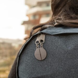 Alternative view of Bobino Zipper Clip | Anti Theft Purse & Backpack Lock | Anti Pickpocket | Travel Essentials | Purse and Backpack Safety | Travel Safety | 2 Pack Slate