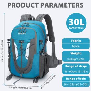 Alternative view of Hiking Backpack 30L Lightweight Travel Daypack Small Day Pack for Men Women Outdoor Camping Backpacking, Blue